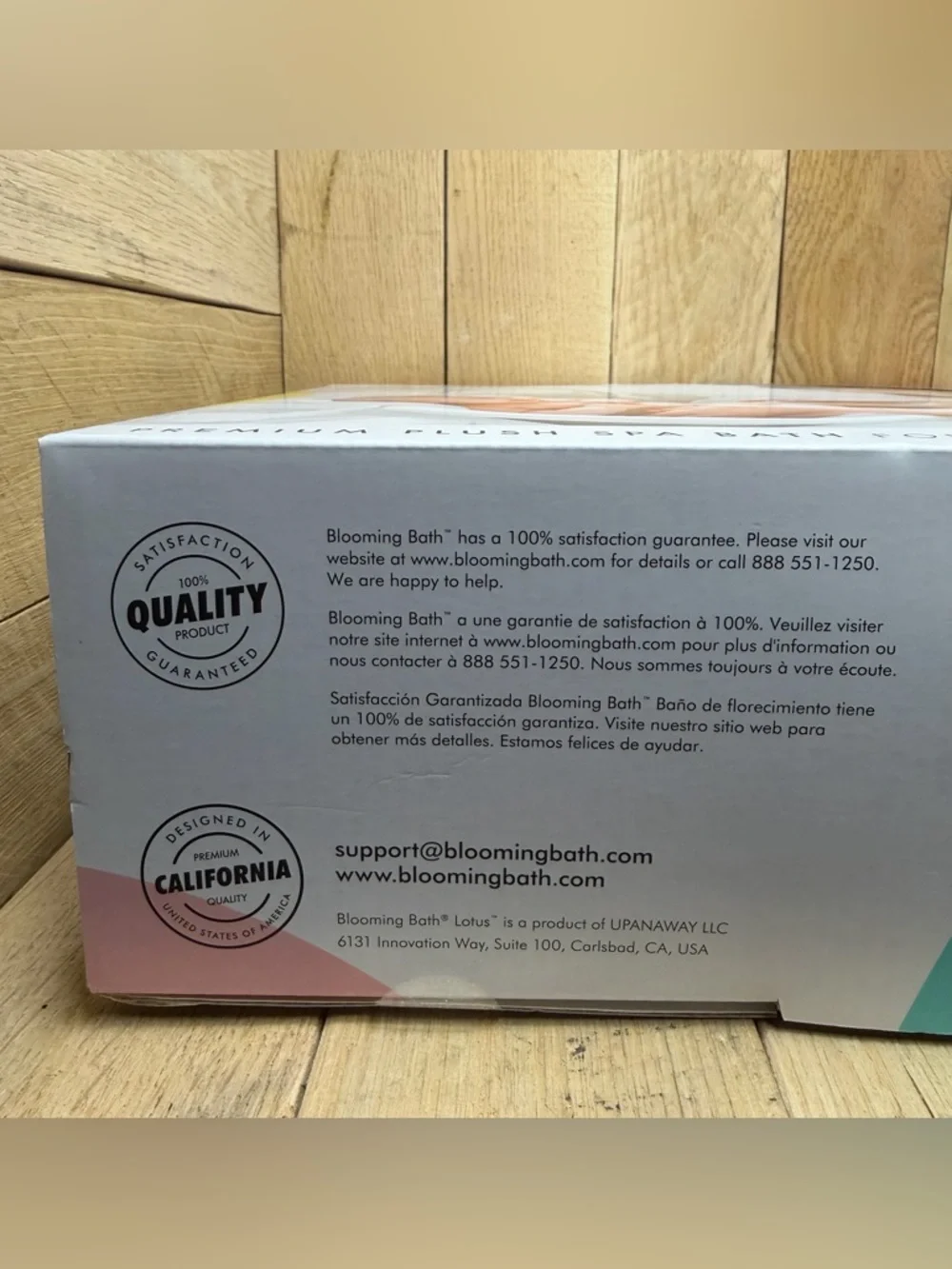 Blooming Bath Lotus 4 Petal Baby Bath For Sink Gray/Dark Gray Age 0-6 Months New